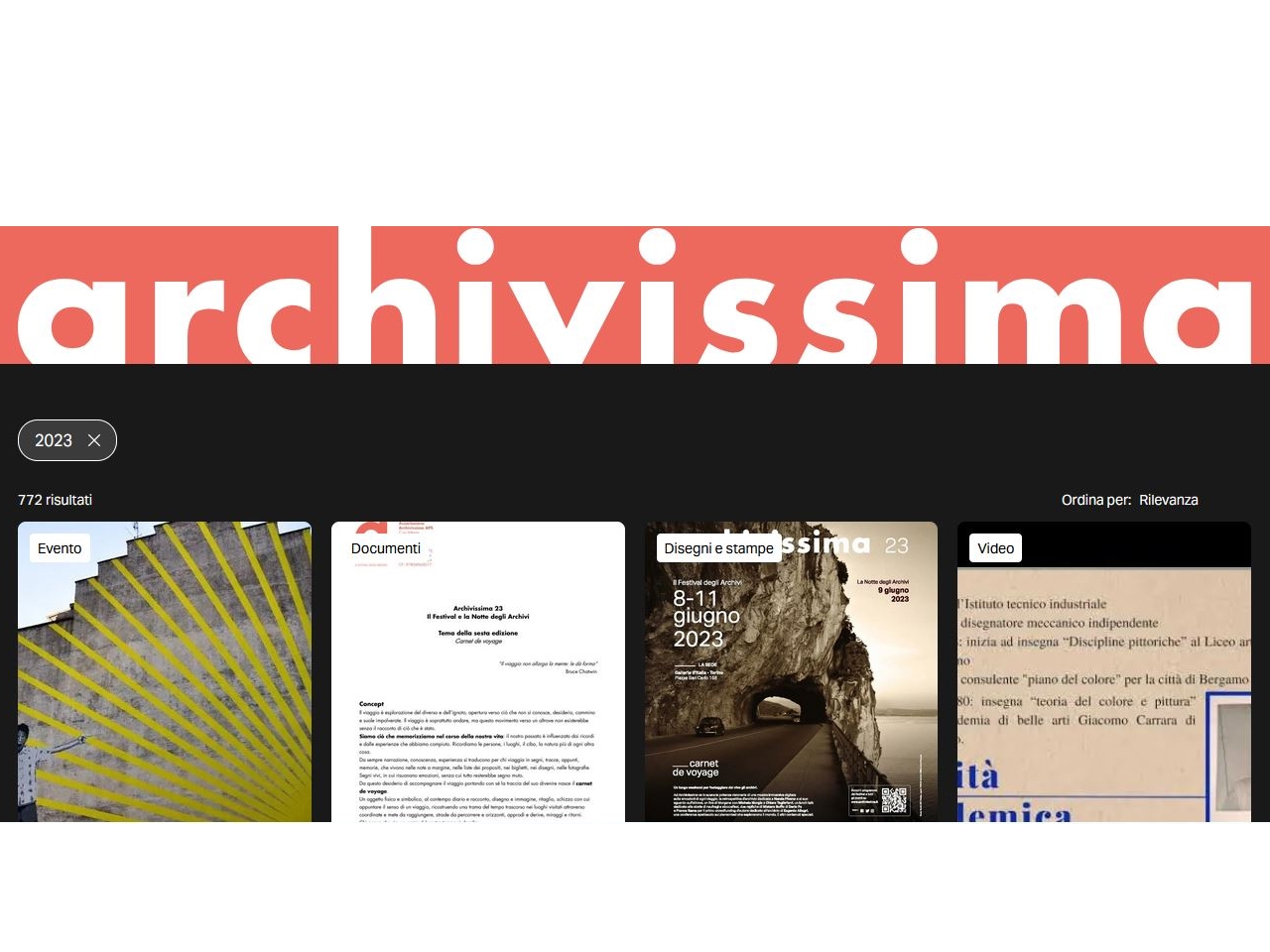 Archivissima 2023