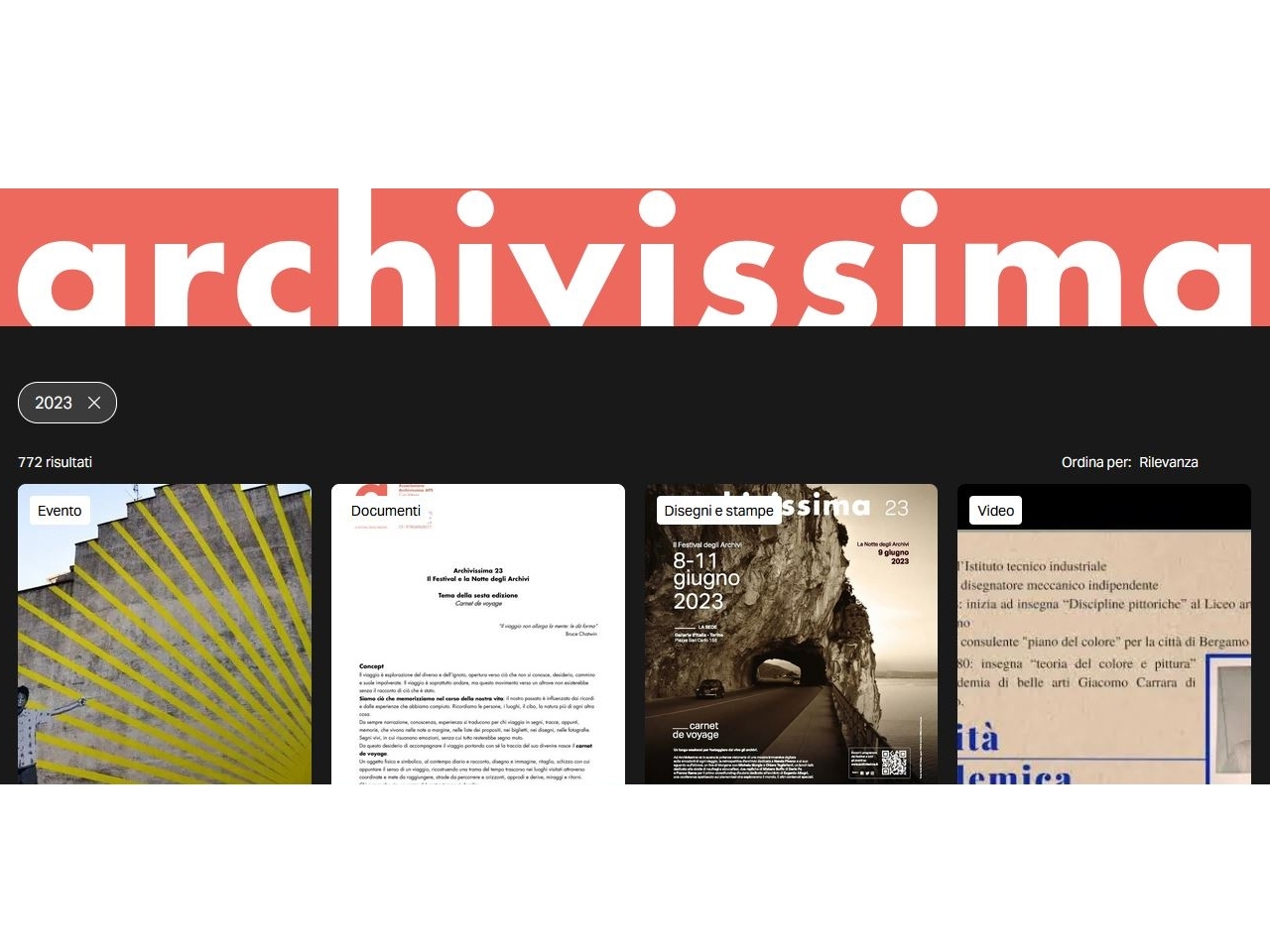 Archivissima 2023