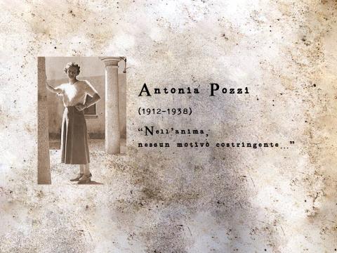Copertina della videolettura Antonia Pozzi: &quot;Nell&#039;anima, nessun motivo costringente&quot;