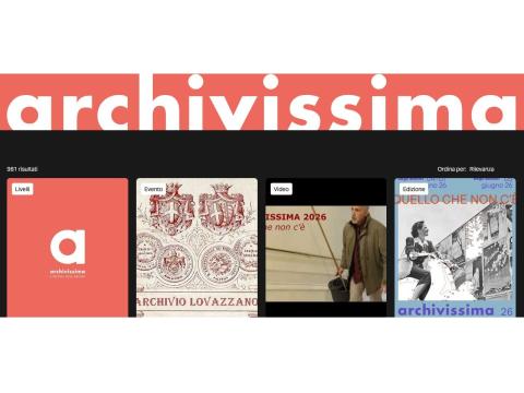 Archivissima 2026