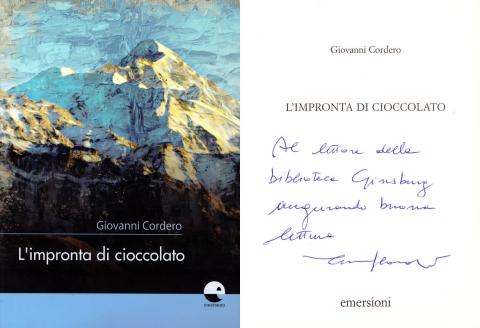 Giovanni Cordero - L'impronta di cioccolato (Emersioni, 2019)