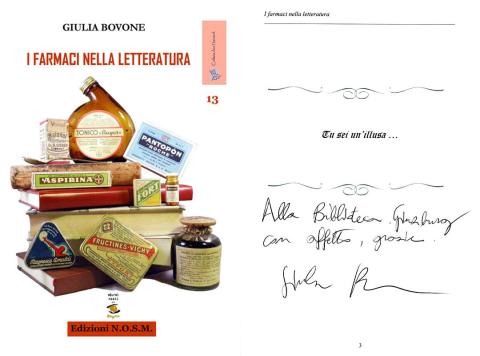 Giulia Bovone - I farmaci nella letteratura (N.O.S.M. 2016)