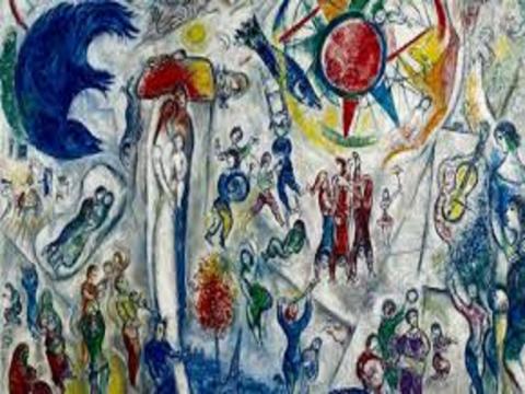 dipinto di Chagall - La vita