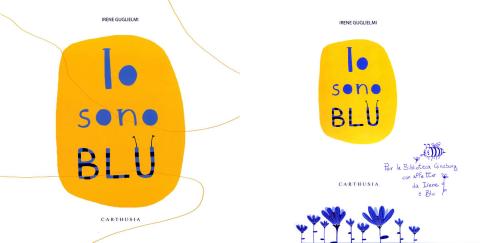  Irene Guglielmi - Io sono blu (Carthusia, 2022)