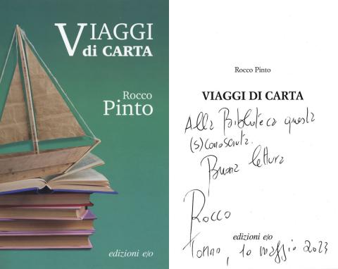 Rocco Pinto - Viaggi di carta (edizioni E/O, 2023)