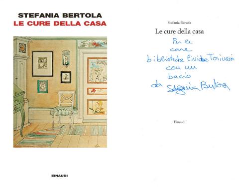 Stefania Bertola - Le cure della casa (Einaudi, 2021)