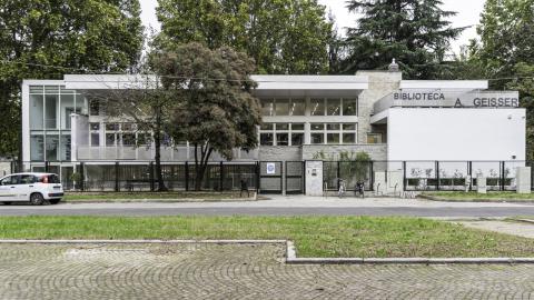 Esterno Biblioteca Alberto Geisser