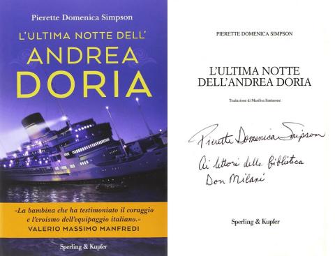  Pierette Domenica Simpson - L'ultima notte dell'Andrea Doria (Sperling & Kupfer, 2017)