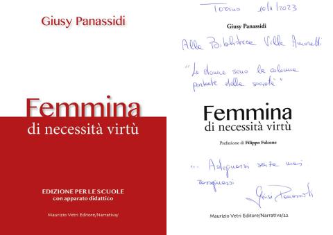 Giusy Panassidi - Femmina. Di necessità virtù (Maurizio Vetri Editore, 2022)