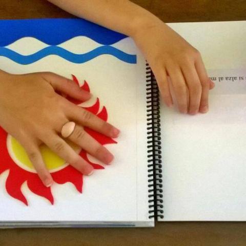 immagine di un album tattile illustrato