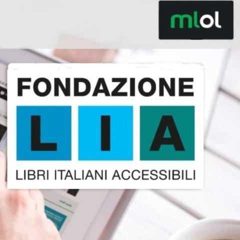 Loghi della Biblioteca digitale MLOL e della Fondazione LIA