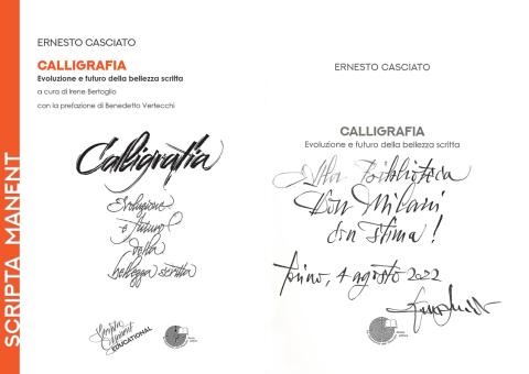 Ernesto Casciato - Calligrafia (La Memoria del Mondo. 2021)