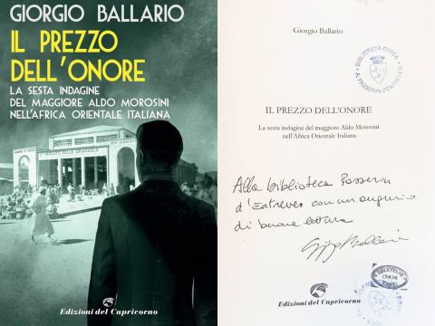Giorgio Ballario - Il prezzo dell'onore (Capricorno edizioni, 2022)