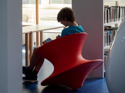 Biblioteca Alberto Geisser: interno