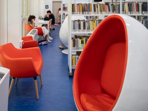 Biblioteca Alberto Geisser: interno