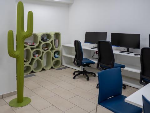 Biblioteca Alberto Geisser: area gaming