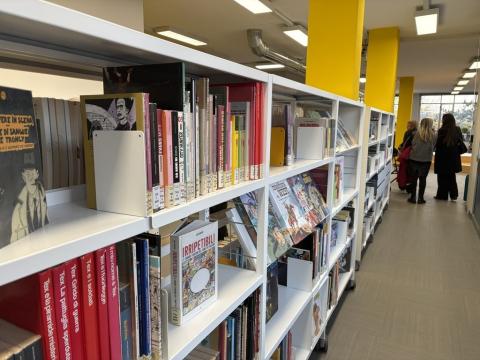 I nuovi arredi della biblioteca Pavese: gli scaffali