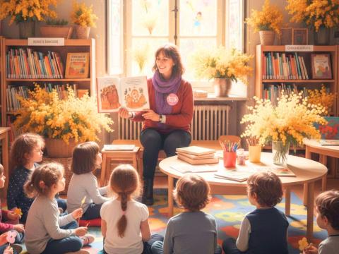 SABATO IN FAMIGLIA  Viva le bambine! Letture a tema sull’8 marzo Sabato 7 marzo, ore 10.30 | Biblioteca civica Cascina Marchesa