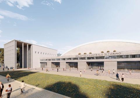 Rendering esterno della facciata