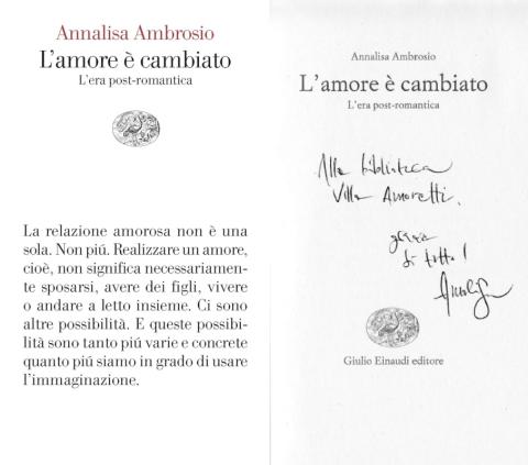 Annalisa Ambrosio - L'amore è cambiato (Einaudi, 2025)