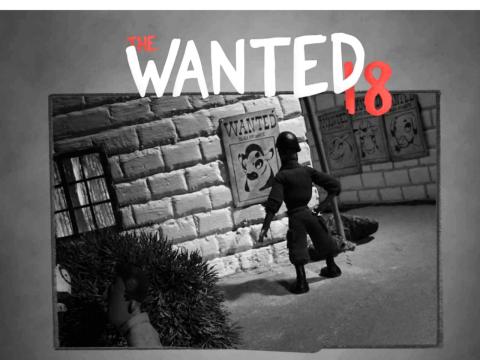 locandina del cortometraggio "The wanted 18"