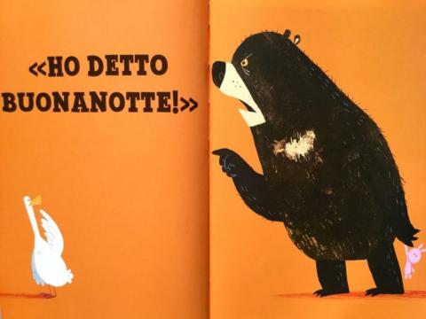 immagine di orso e anatra