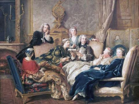 La lettura di Molière - Jean-François de Troy