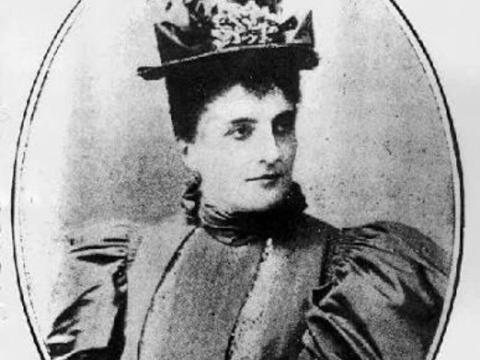 fotografia di Emma Ivon attrice dell'Ottocento