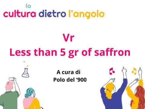 Less than 5 gr of saffron