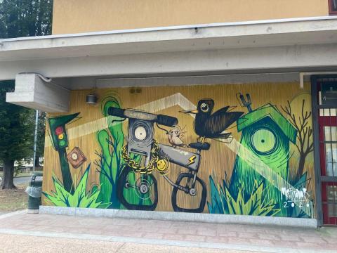 Biblioteca Cognasso - Murales esterno